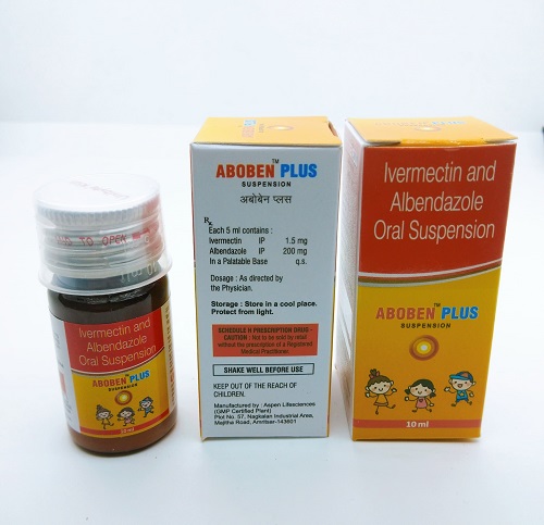 List of Ivermectin and Albendazole Suspension in India